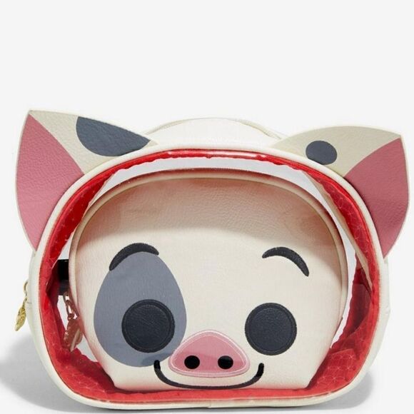 Loungefly Disney Moana Pua Makeup Bag Set - Picture 1 of 7